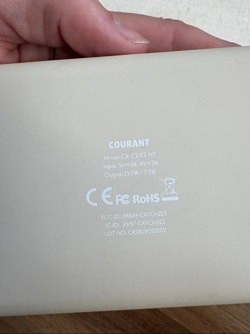 Courant dual-device charging pad